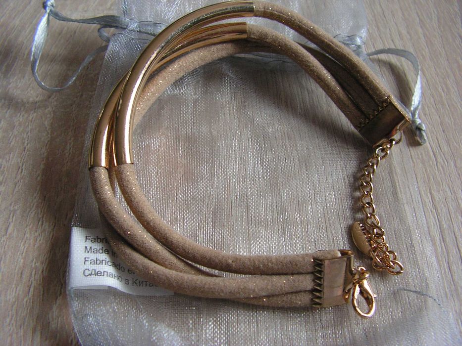 Bransoletka miękka, złocista