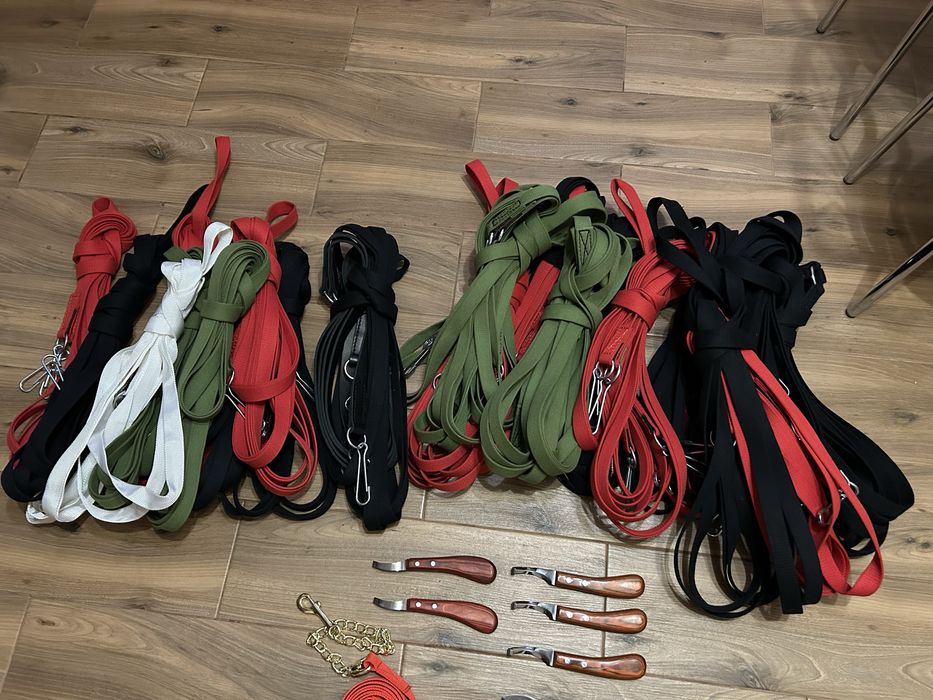 Ліци  (віжки) з парашутної стропи упряж для коней