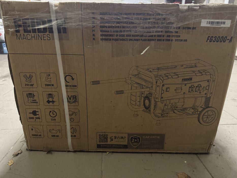 Новий генератор Генератор бензиновий FEIDER FG3000-A