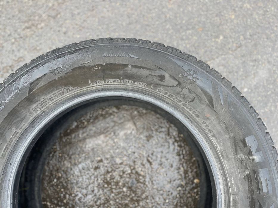 Б/у шини 265/60 r18 зима в ідеальному стані 8,5 мм