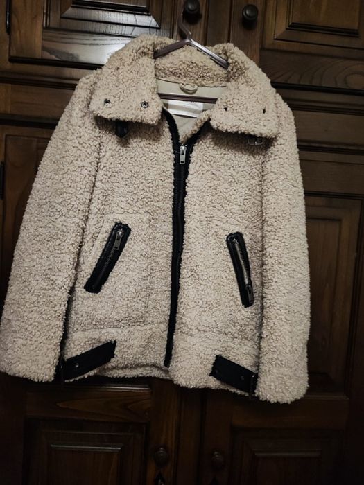 Casaco bege Zara tamanho M