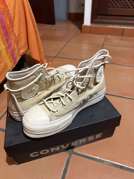 All Star plataforma bege