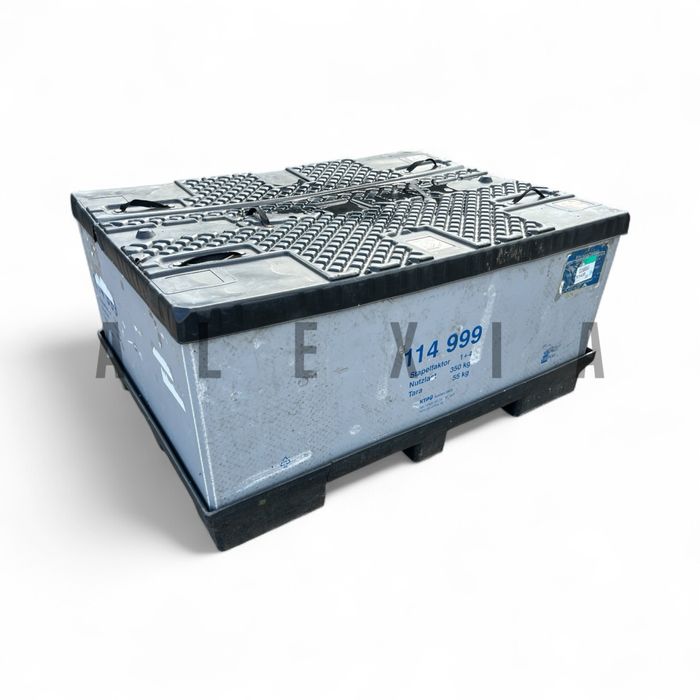 Kosze 160x120x80cm plastikowe skladane ktp114999 gitterbox koszopalety