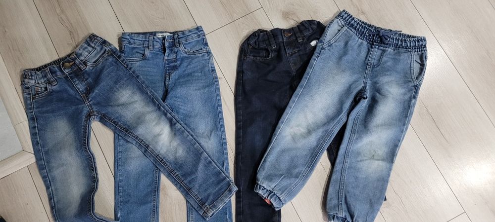 Jeansy 104 spodnie chłopięce