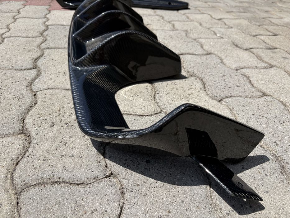 Conjunto Difusor + Cantos Fibra Carbono BMW M4 F82 F83 / BMW M3 F80