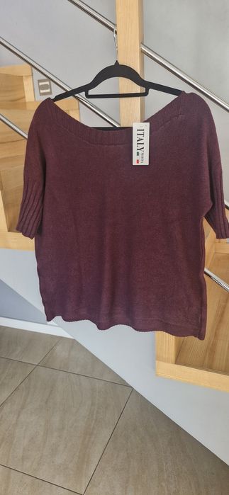 Sweterek burgund L/XL