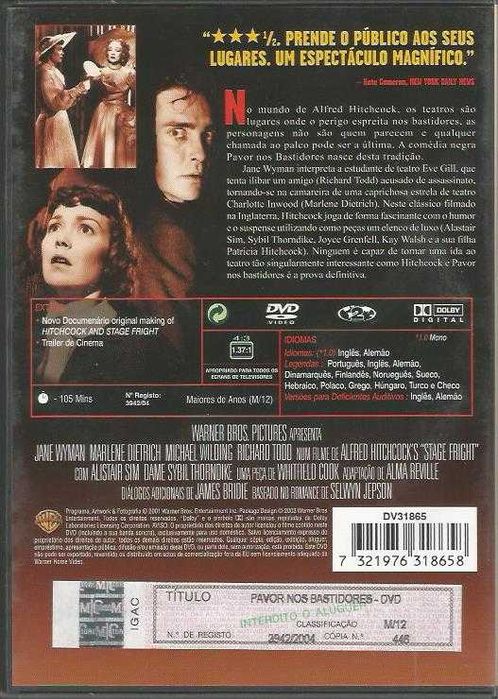 Pavor nos Bastidores (1950)