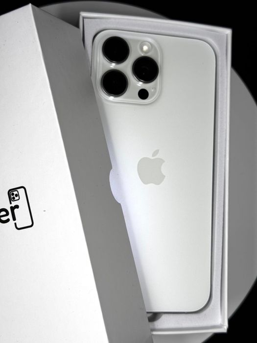 Apple iphone 16 Pro max 256gb white jak nowy 99% bat 6msc gwar