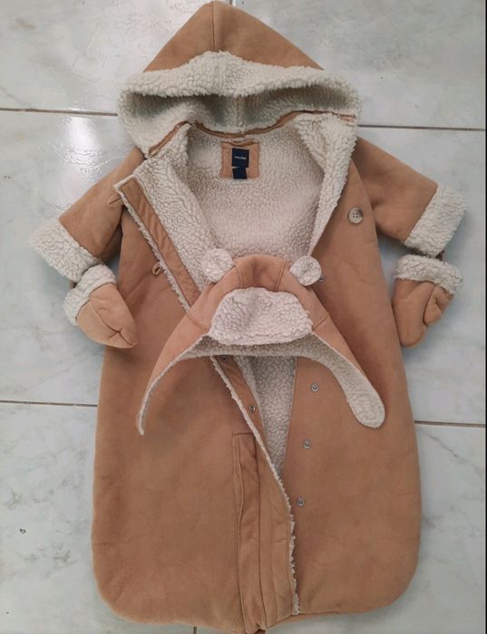 Зимний конверт дубленка