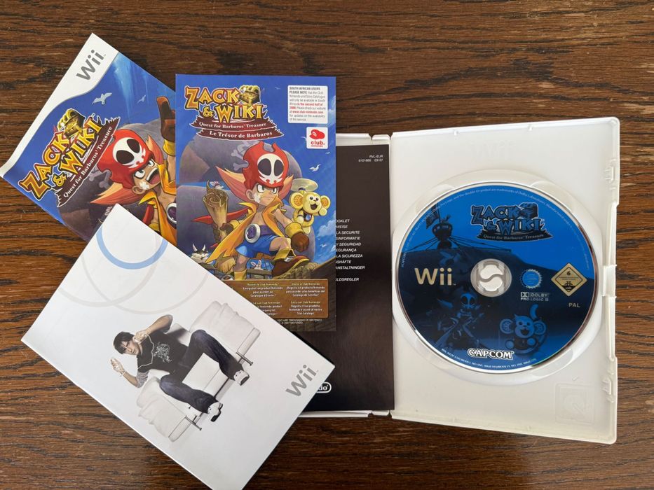 Jogo Wii - Zack & Wiki: Quest for Barbaros' Treasure