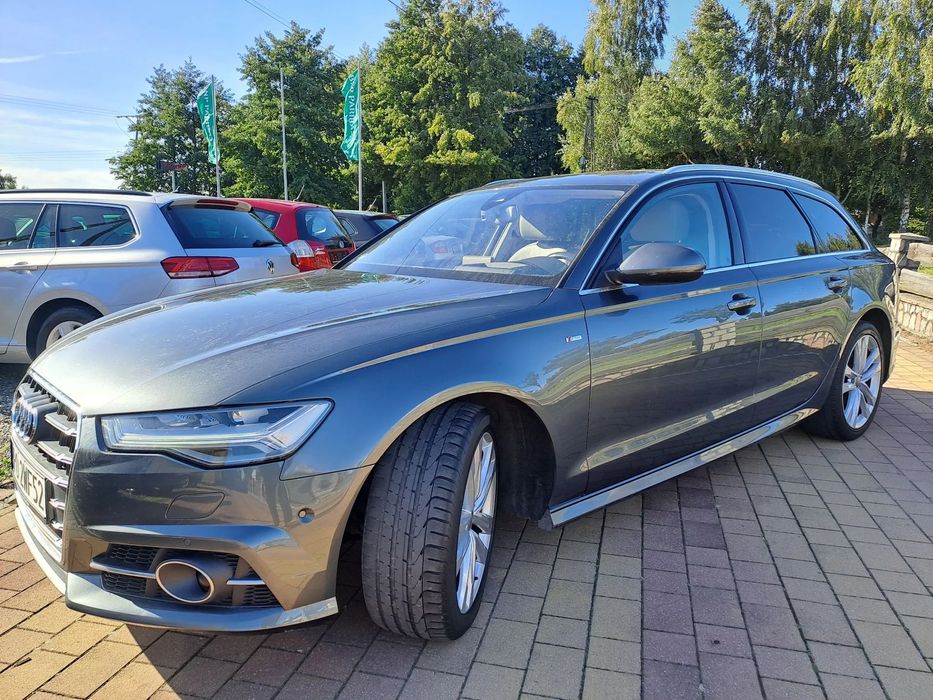 Audi A6 Avant 2.0 TDI, S-LINE, reflektory led, alkantara, automat, pełen serwis ASO