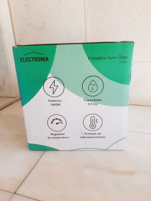 Fritadeira sem óleo Air Fryer ELECTRONIA – cozinha saudável e prática