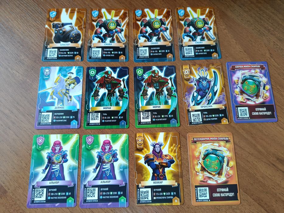 Продаю картки ATB Arena (сезон 1–2, Limited Edition), Черепашки ніндзя