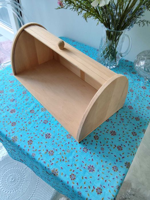 Хлібниця деревʼяна (Класична Карпатський Бук) 45х23х22 см