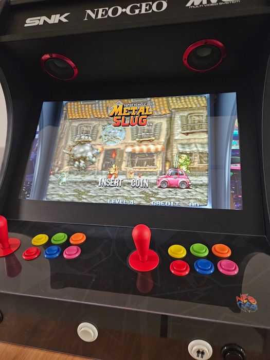 Máquina bartop arcade com jogos