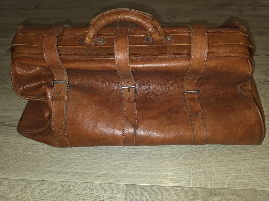 Torba skórzana podróżna ze skóry skóra klasyczna vintage