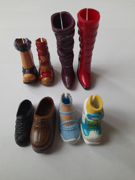 Mix zestaw komplet 8 butów bucików lalka Barbie Ken Doll My Scene shoe