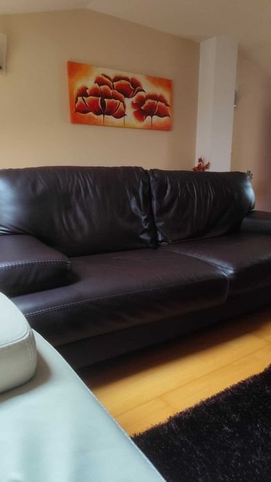 Sofás em Pele em ótimo estado