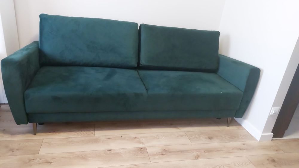 Sofa Butelkowa Zieleń