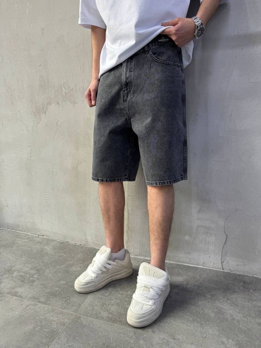 Джинсові шорти Baggy в 6-ти кольорах, широкие мужские джинсовые шорты бегги, Найкраща ціна