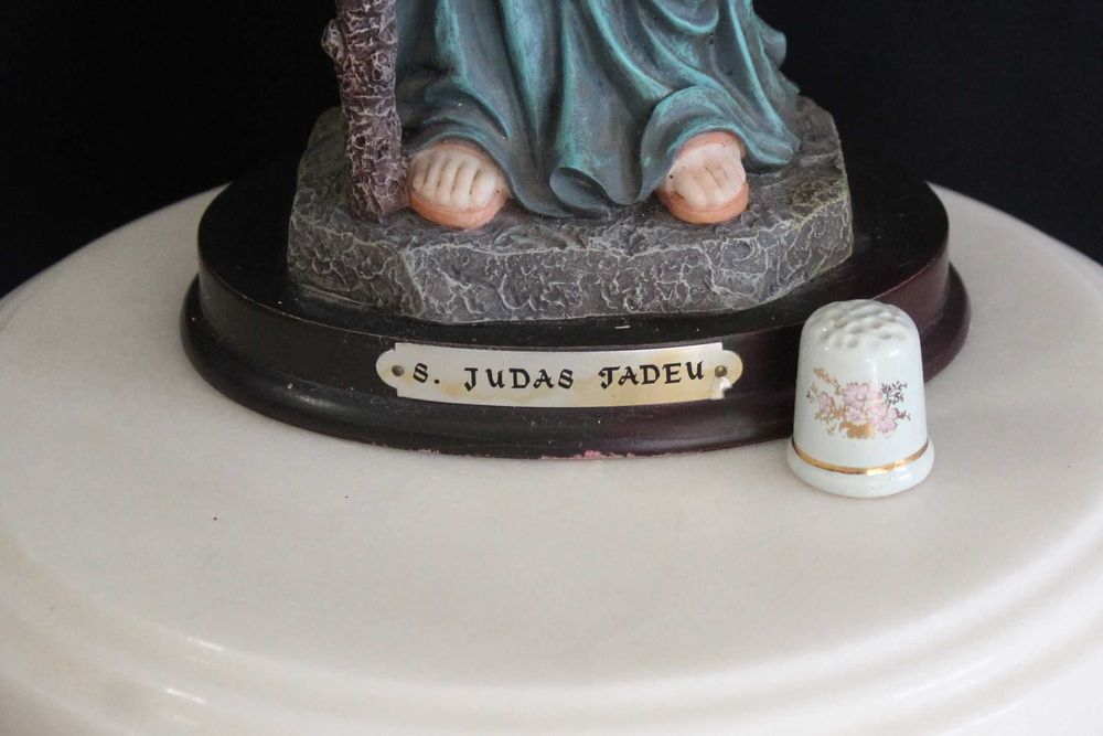 Estatueta vintage de São Judas Tadeu, 29cm