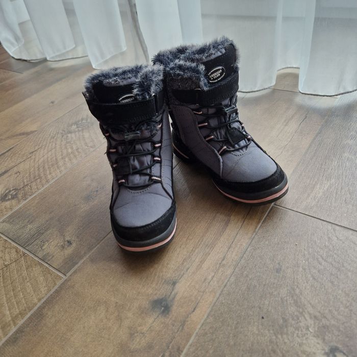 Зимові черевики термо чобітки для дівчинки 27 р. 17 см American club ч