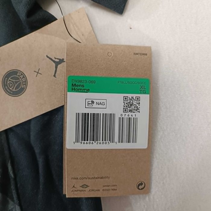Koszulka Nike PSG x Jordan 23/24 3rd Stadium r. XL DX9823-069 Black