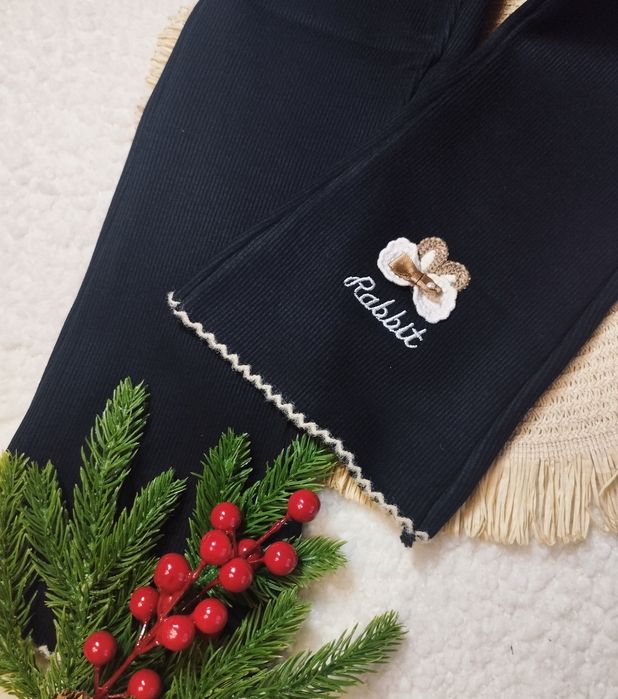 Дитячі кльошні  лосини на флісі