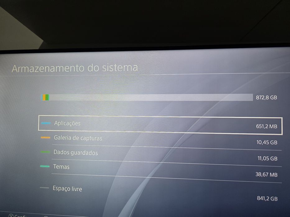 PS4 Pro em bom estado com 2 comandos e jogo