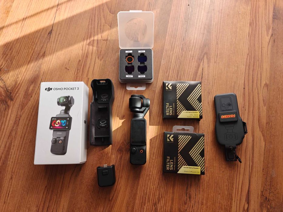 Dji Osmo pocket 3 + 5 filtrów + etui