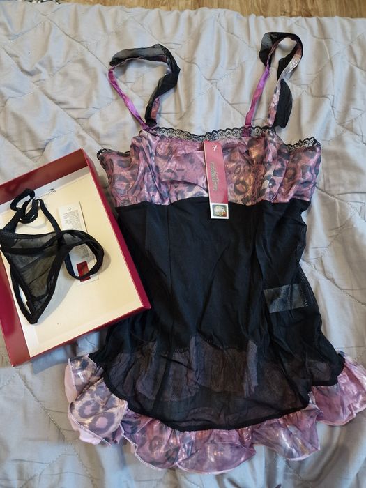 Komplet bielizny nocnej s/m
