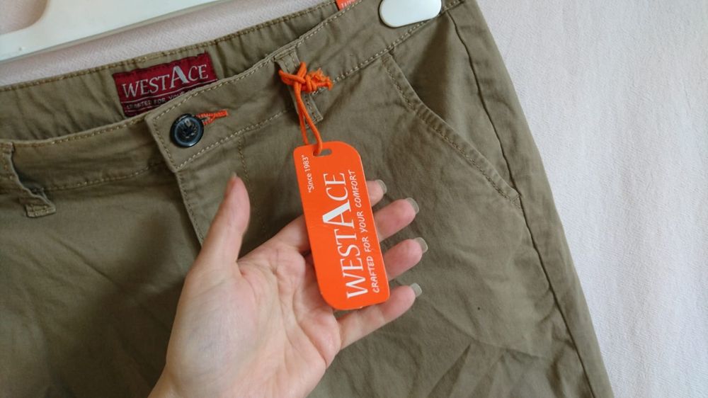 Spodnie męskie klasyczne na codzień  32/30 Chinosy Westace