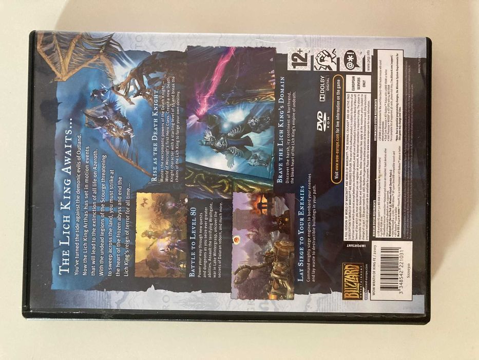 CD - World of Warcraft: Wrath of the Lich King (Expansion Set)64172182902403122