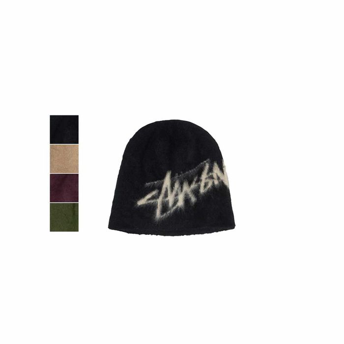 Шапка STUSSY Skullcap Brushed Out Stock Beanie Black \ Sand \ Purple \ Green