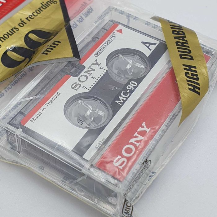 Micro-Cassette Sony MC90min Selado Embalagem Original