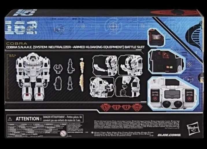 GI Joe GIJOE Classified #162 Cobra S.N.A.K.E Battle Suit (NOVO SELADO)