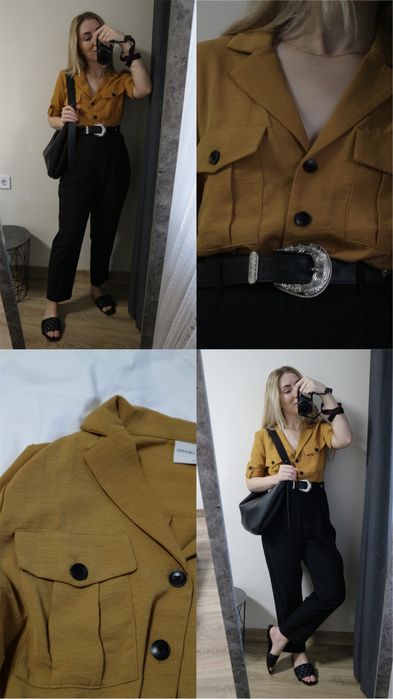 8 речей сорочки на короткий рукав блузка топ. massimo dutti та hm