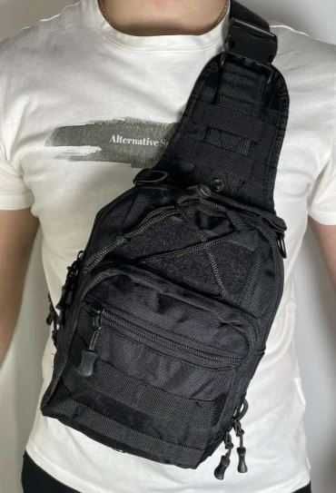 тактическая сумка через плечо для активного отдыха