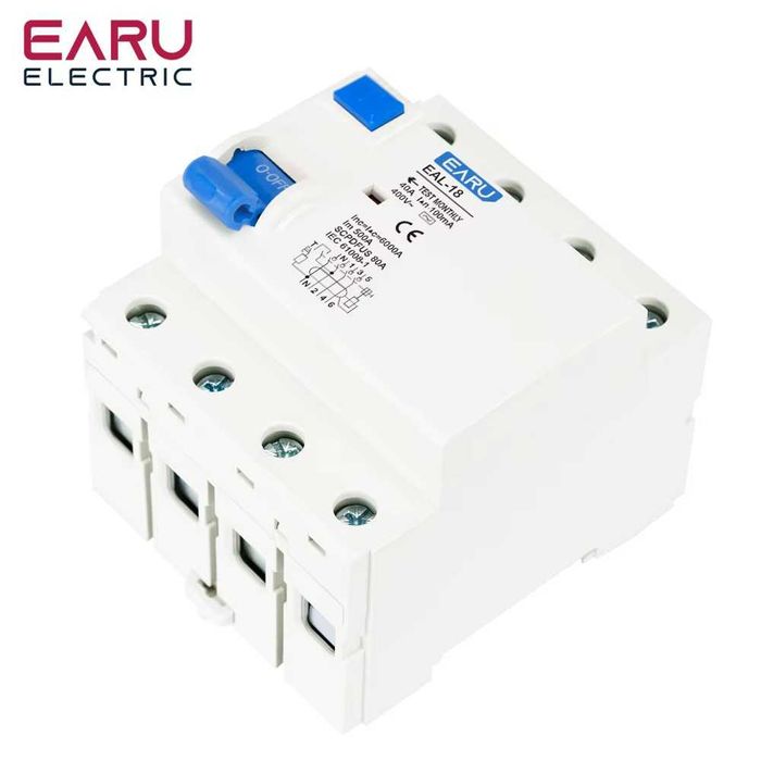 Дифавтомат EARU 4P 40A гарна якість