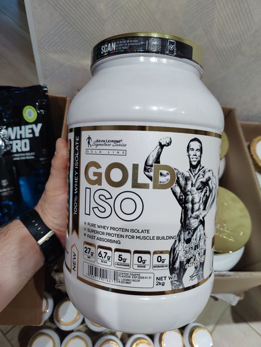 Топовий протеїн ізолят від  Kevin Levrone Gold ISO 2000г.908 г.