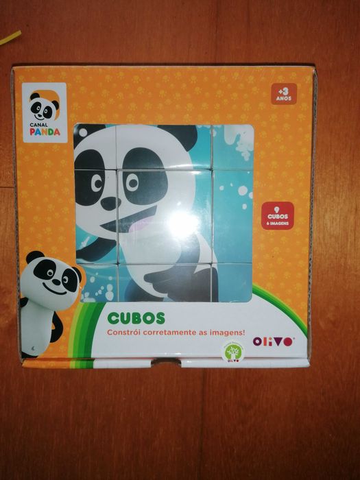 Jogo Panda - Quebra-Cabeças Cubos - NOVO