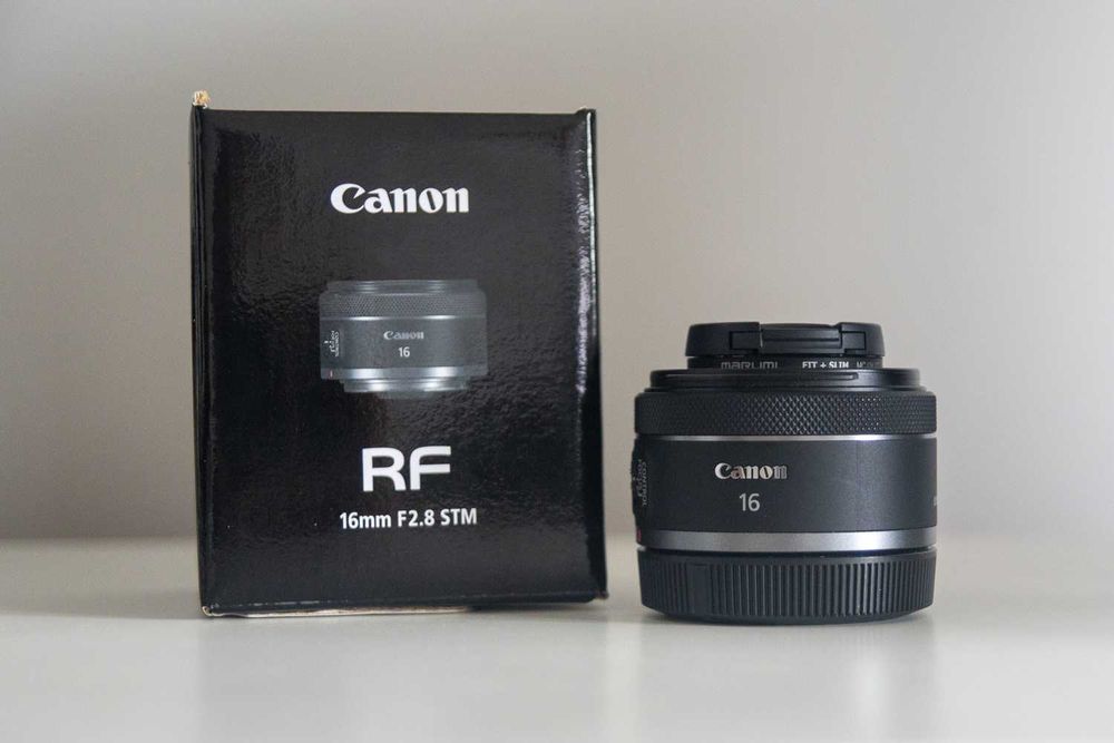 Canon RF 16mm F2.8 STM | stan BDB | filtr UV Marumi | wysyłka gratis!