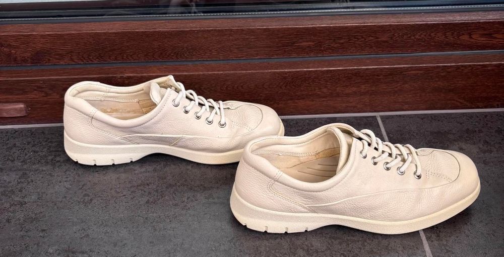 Ecco Soft vegetable półbuty  skórzane damskie 38
