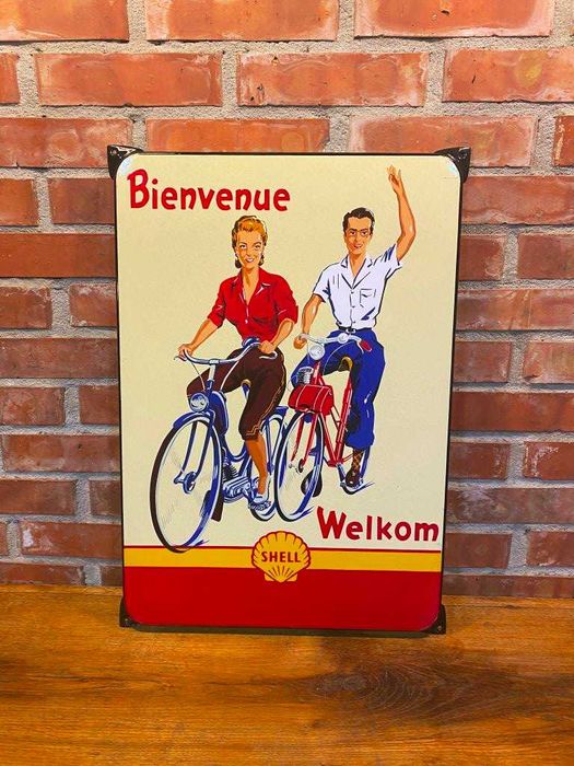 Szyld emaliowany, reklama blacha