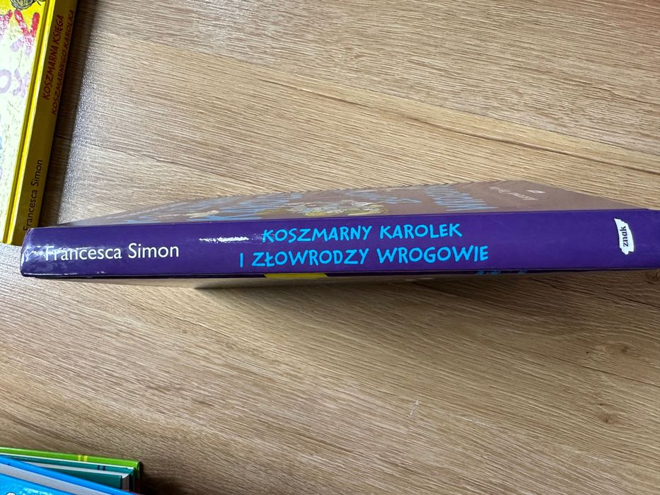 Książka Koszmarny Karolek i złowrodzy wrogowie Francesca Simon Znak