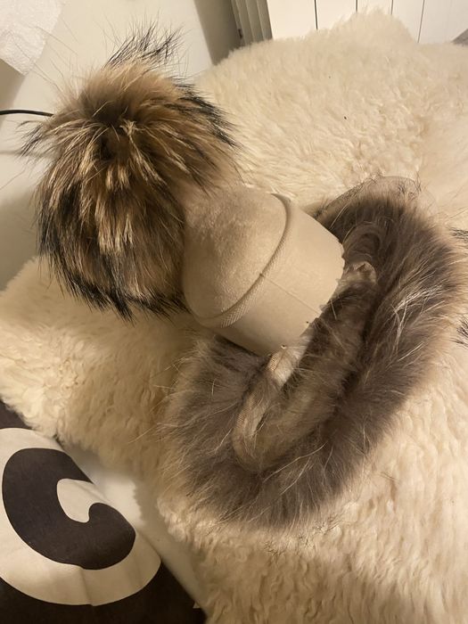 Botki zimowe  , zamszowe z futerkiem ocieplane w środku