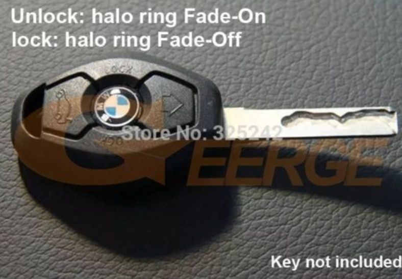 BMW E46 Angel eyes kit destrancar e trancar carro com efeito fade