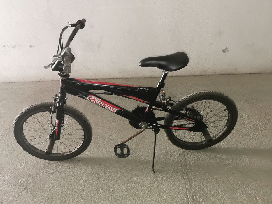 Bicicleta BMX Rotor 20" Preta/Vermelha BERG