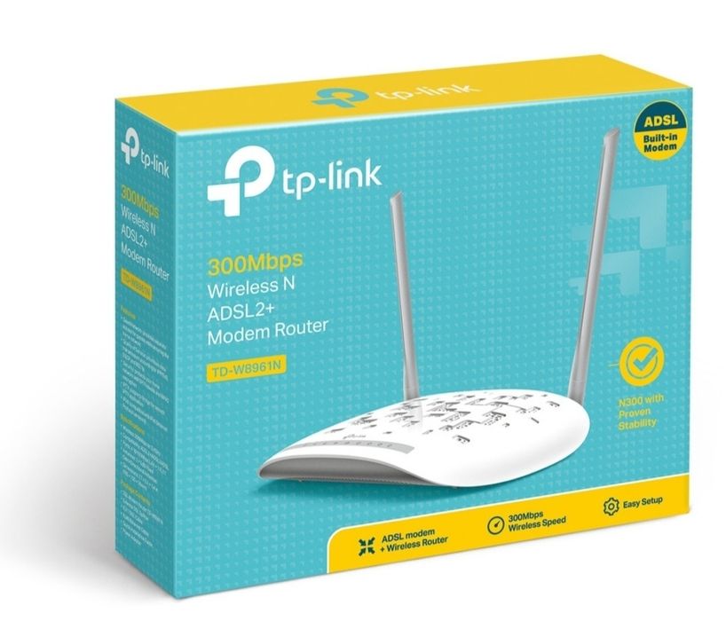 Роутер, wifi, маршрутизатор TP-LINK 300Mbps модем, новий у комплекті