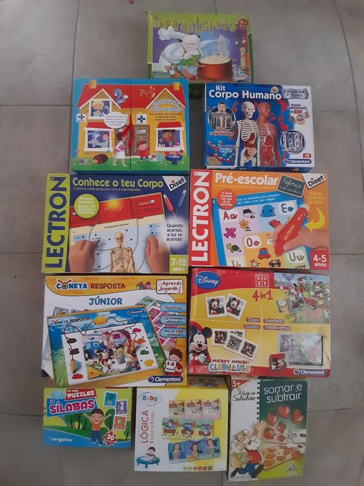 Jogos didáticos e outros infantis